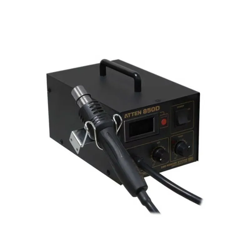 ATTEN AT850D 550W 220V BGA Rework Station Hot Air G un Soldering Station with Heater SMD Solder Station Phone PCB Repair