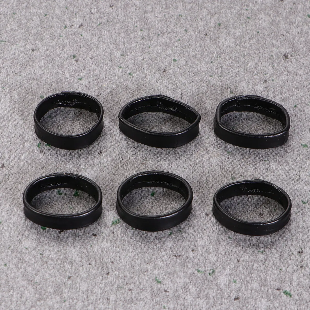 6Pcs 18Mm Premium Watch Strap Rings Flexible Sturdy Comfortable Easy Quick Replace Loop for