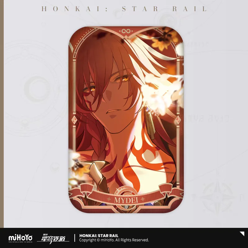 Pre Sale miHoYo Official Honkai Star Rail Elysion Heroes' Era Series Tinplate Badge PHAINON THIBBIE MYDEI AGLAEA Gifts Cosplay