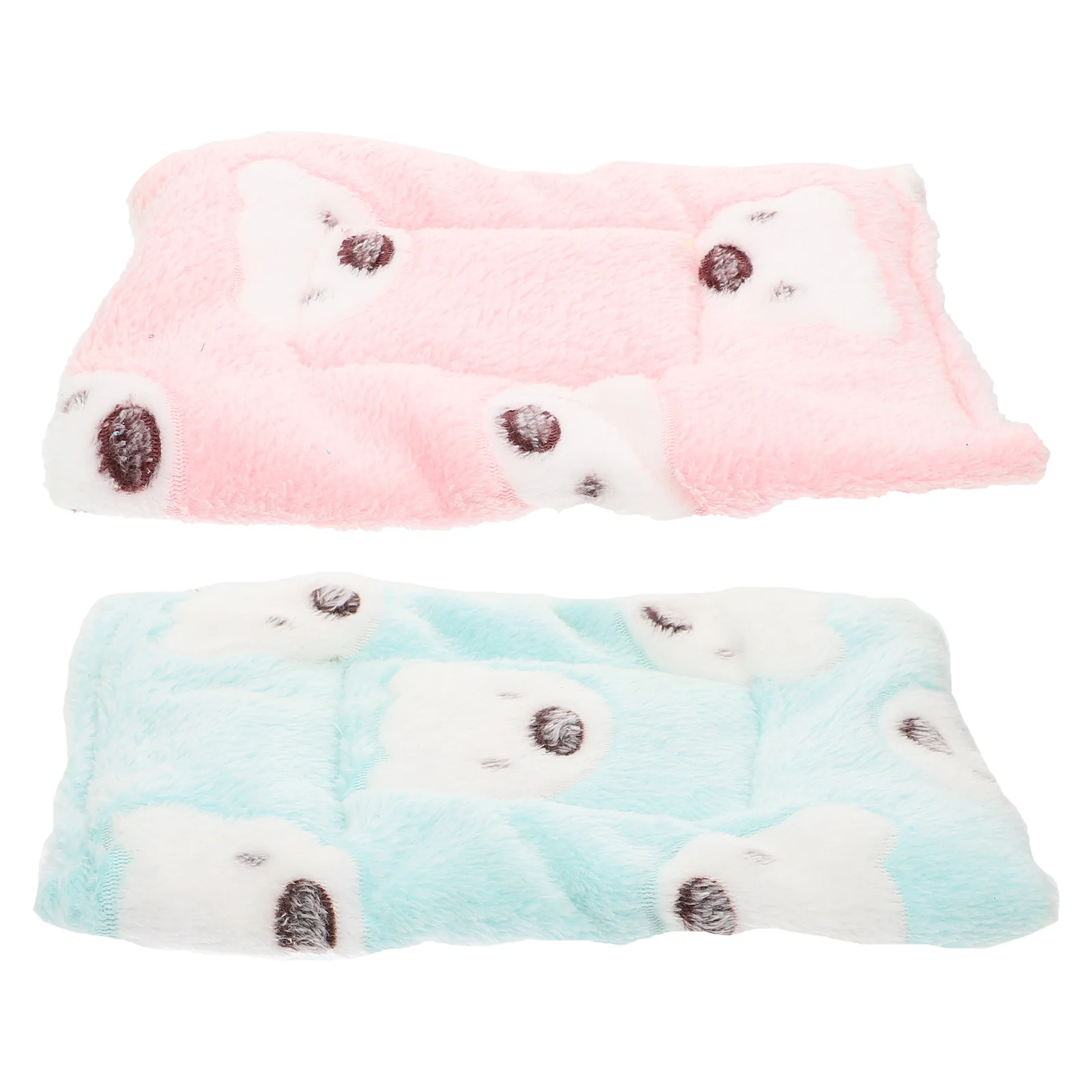 

2Pcs Small Pet Sleeping Pads Warm Comfortable Guinea Pig Hamster Hedgehog Nest Cushion Sleep Bed Mat Winter Rest Pad