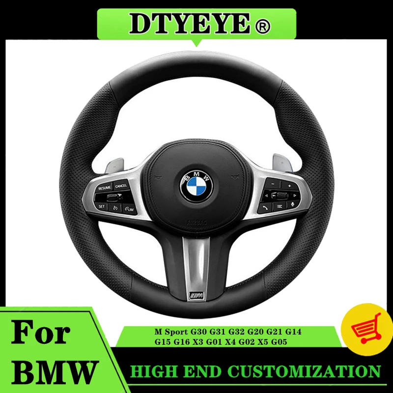 

Оригинальная оплетка рулевого колеса для BMW M Sport G30 G31 G32 G20 G21 G14 G15 G16 X3 G01 X4 G02 X5 G05