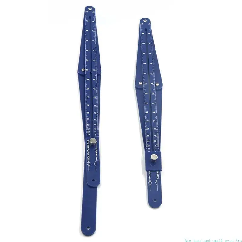Upgraded Gauge Protractor Corner Finder Square Ruler Miter Woodworking Model Craft Tool Easy Operation