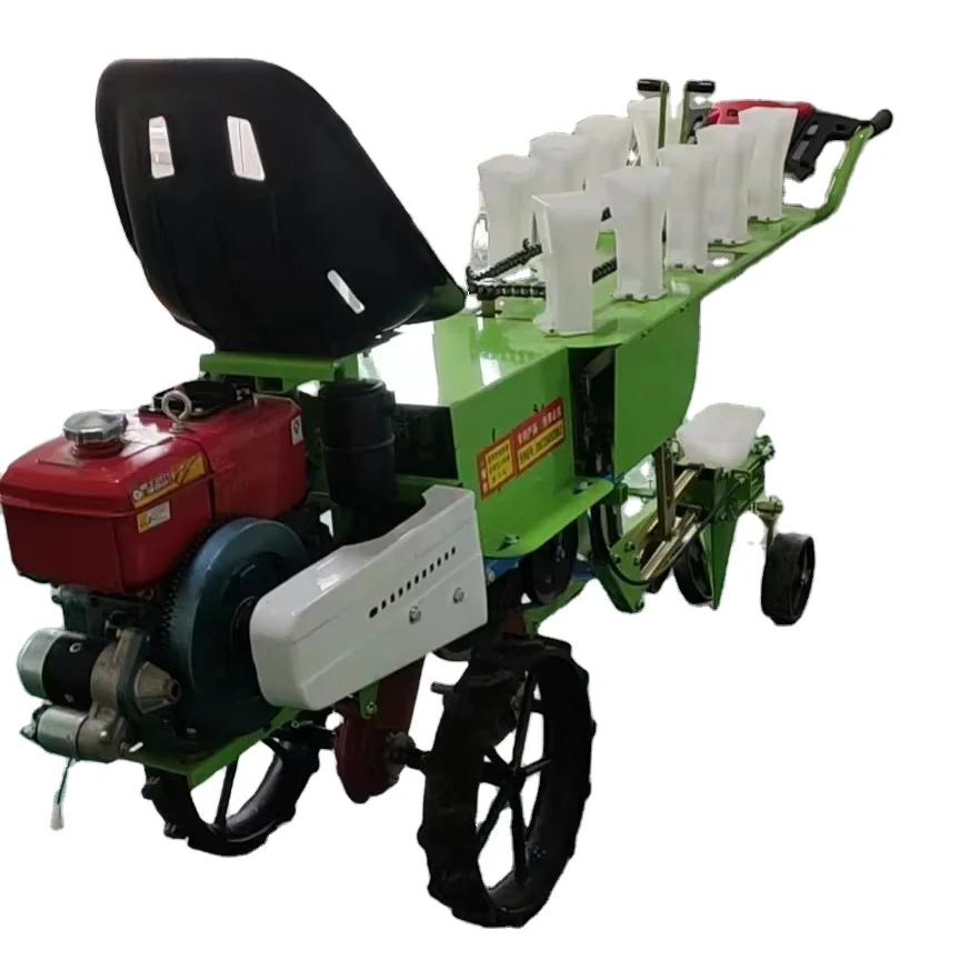 

Low Price Small Two Row Self-Propelled Vegetable Seedling Transplanting Machine