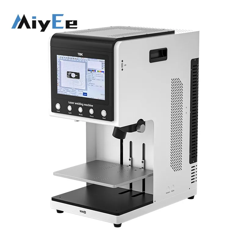 TBK-958H Intelligent Laser Welding Machine Color Marking Built-in HD Microscope 70W High Power Fiber Laser