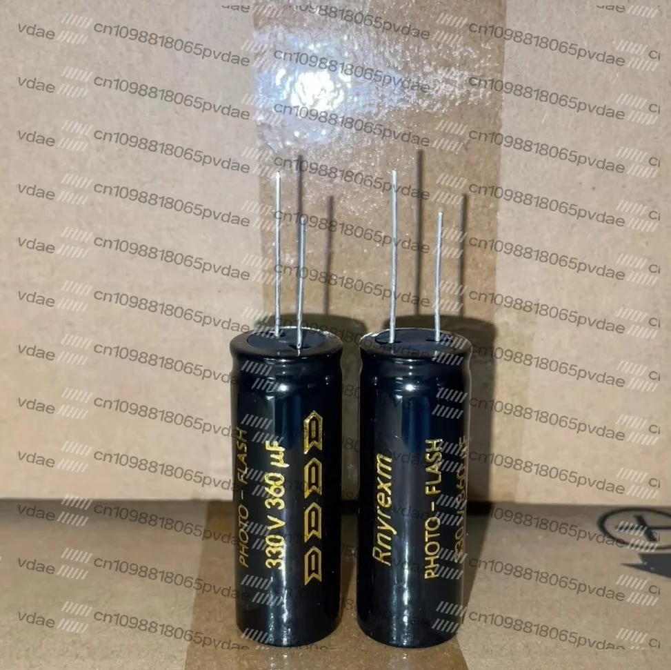 tool parts   330V 360UF Photo Flash Capacitor Instead of 330UF 18*51mm