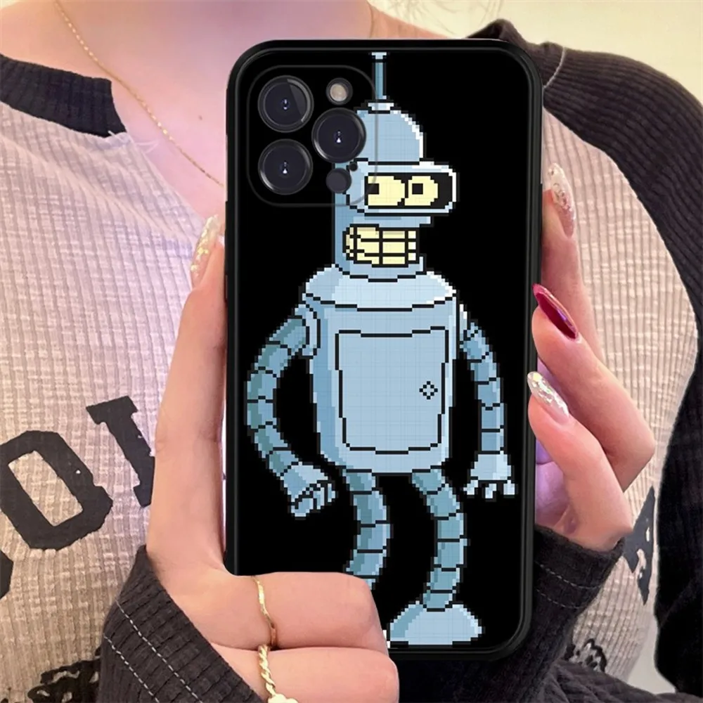 Funny  Futuramas Robot Bender Phone Case Silicone Soft for iphone 15 14 13 12 11 Pro Mini XS MAX 8 7 6 Plus X XS XR Cover