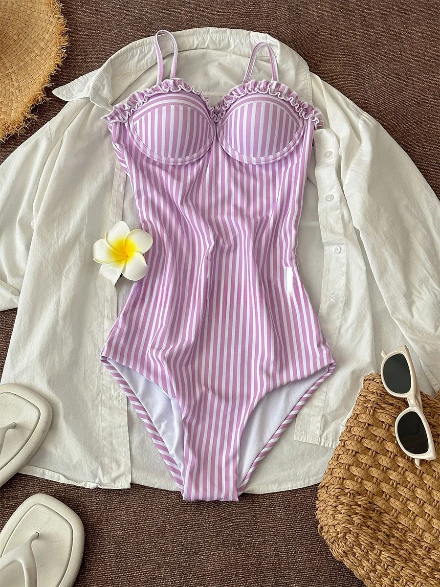

Купальник Sea Sparkle Korean Sle Summer Vaion: белый, подчеркивающий фигуру, для отдыха на островах и горячих источниках, модный и милый, для женщин