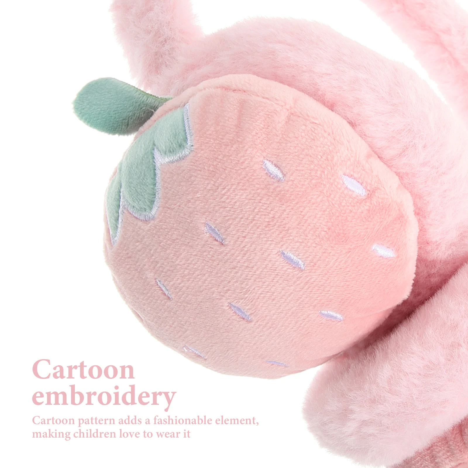 Cartoon Baby Kids Headphones for Noise Reduction Plush behind The Winter Men