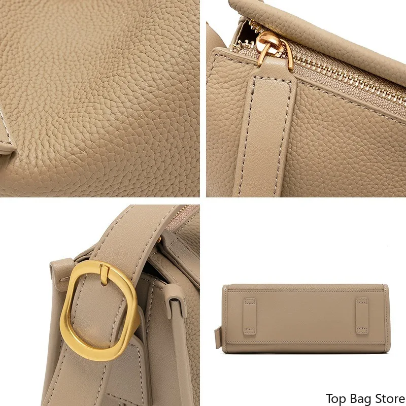 Minimalist Sophisticated Work Shoulder Bag for Women Genuine Leather 2026 New Arrival Luxury Handbag Portable Purse