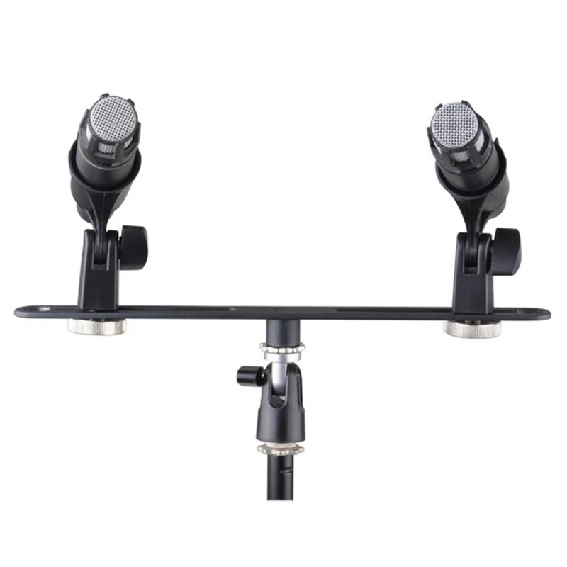 Alctron MAS020 Double Microphone Stand Stereo Recording Dual Microphone Stand