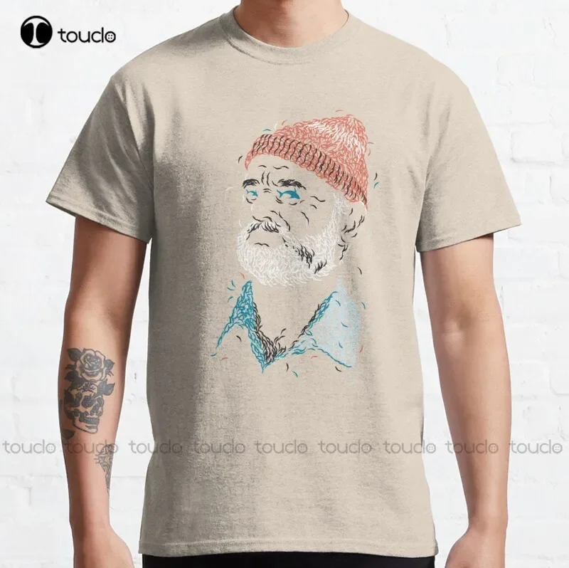 New Zissou Of Fish Classic T-Shirt Cotton Tee Shirt S-5Xl T Shirt golf shirts Unisex