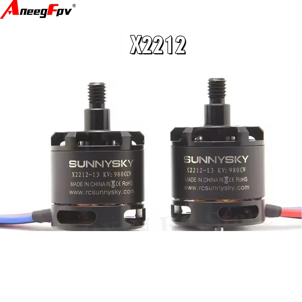 

SUNNYSKY X2212 KV980 Outrunner Бесщеточный двигатель с самоблокирующимся винтом - CW / CCW для радиоуправляемого мультикоптера
