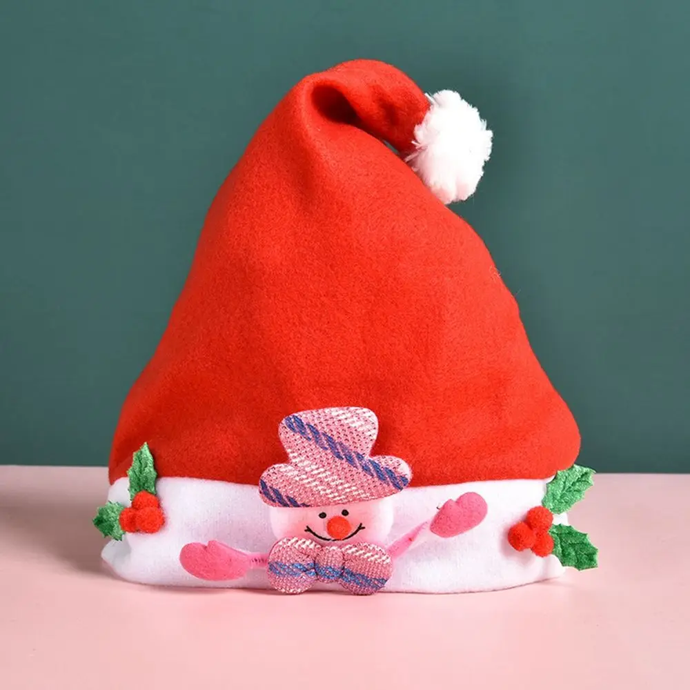 Xmas Holiday Hat Xmas Caps For Home For Adult Children Christmas Hat Christmas Ornaments Santa Claus Hat Christmas Decorations