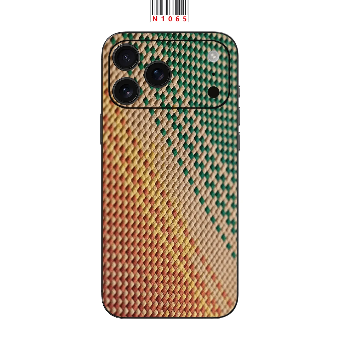 

For Apple iPhone 17 16 15 14 13 Pro Max 17Air Back Cover Decal Skin 3D Panda Rear Protective Sticker Film