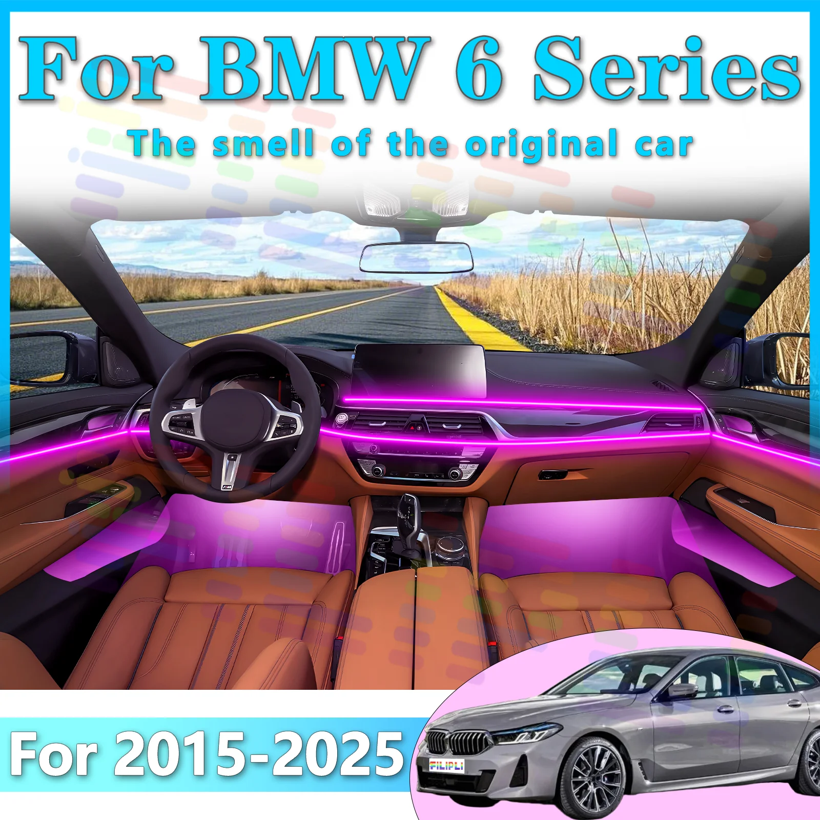 For BMW F06 F12 F13 With a focus on user experience LED strips can be installed quickly without any professional tools required