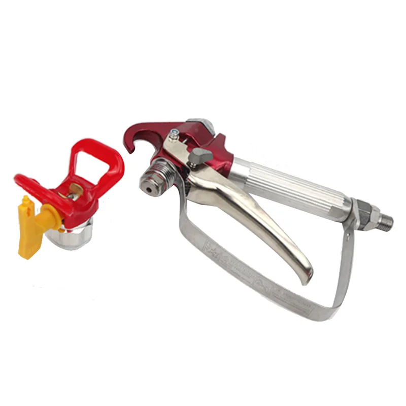 

3600PSI Airless Spray Sprayer Paint Sprayer With 517 Spray Tip Parts Silver&Red For Paint Sprayers Airless Spraying Machine-AT36