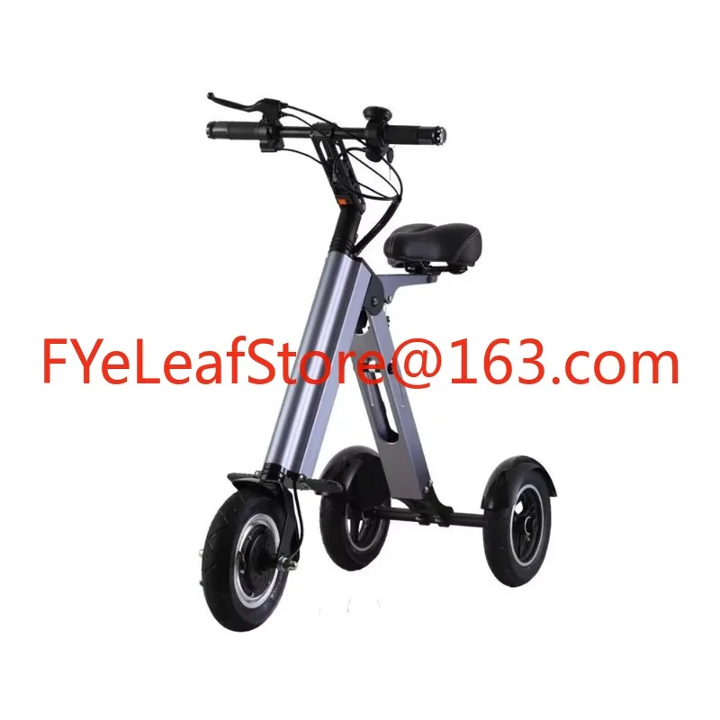 2024 New Lightweight Folding 3 Wheels Electric Scooter Portable Aluminum Alloy Electric Vehicle Tricycle