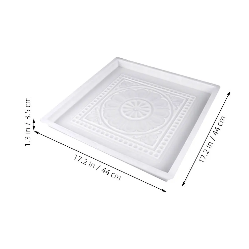 Design Plastic Pavement Mold Reusable Path Maker Chinese Style Courtyard Easy Assembly Slip Resistant Outdoor Concrete