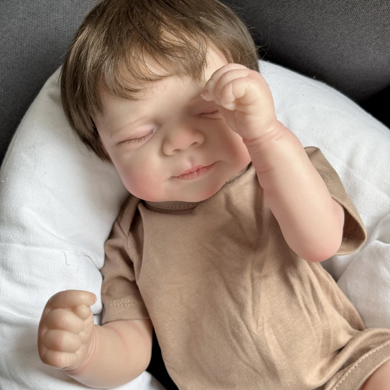 

NPK 18-дюймовая 3D-кожа ручной работы с видимыми венами Baby Reborn Pascale, размер для новорожденных, настоящие детские куклы