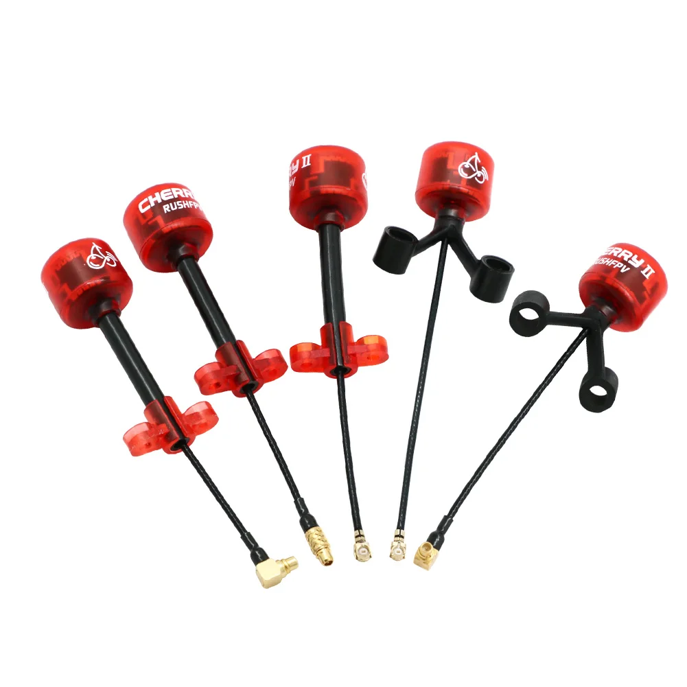 1pcs RUSHFPV Cherry II Generation 5.8Ghz 1.8dbi LHCP/RHCP Long Range FPV Antenna MMCX/ SMA/ UFL/ SMAULTRA Plug For FPV Drone