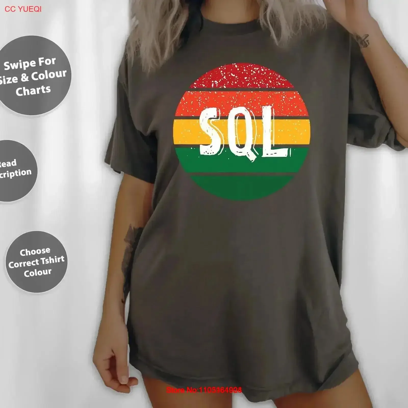 خمر SQL قاعدة البيانات المشرف مبرمج الاستعلام المهوس الترميز تي شيرت SweaT حمل حقيبة 124293 غسلها تنوعا عادية امتدت أوم #1