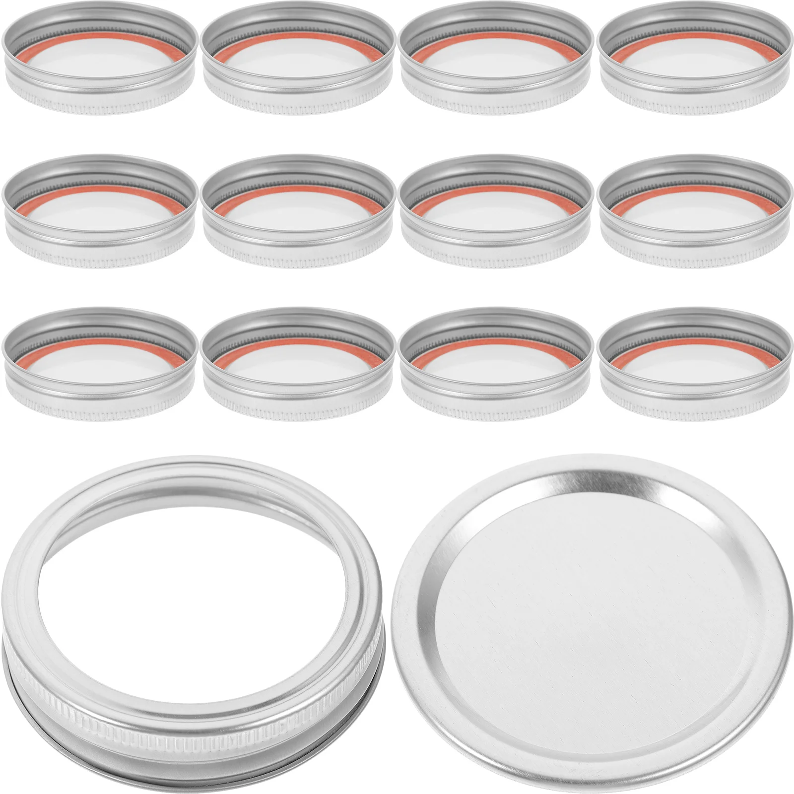 

20 set Mason Jar Lids Leakproof Airtight Tinplate Replacement Caps For Jars Storage Canning Wide Mouth Metal Lid Set