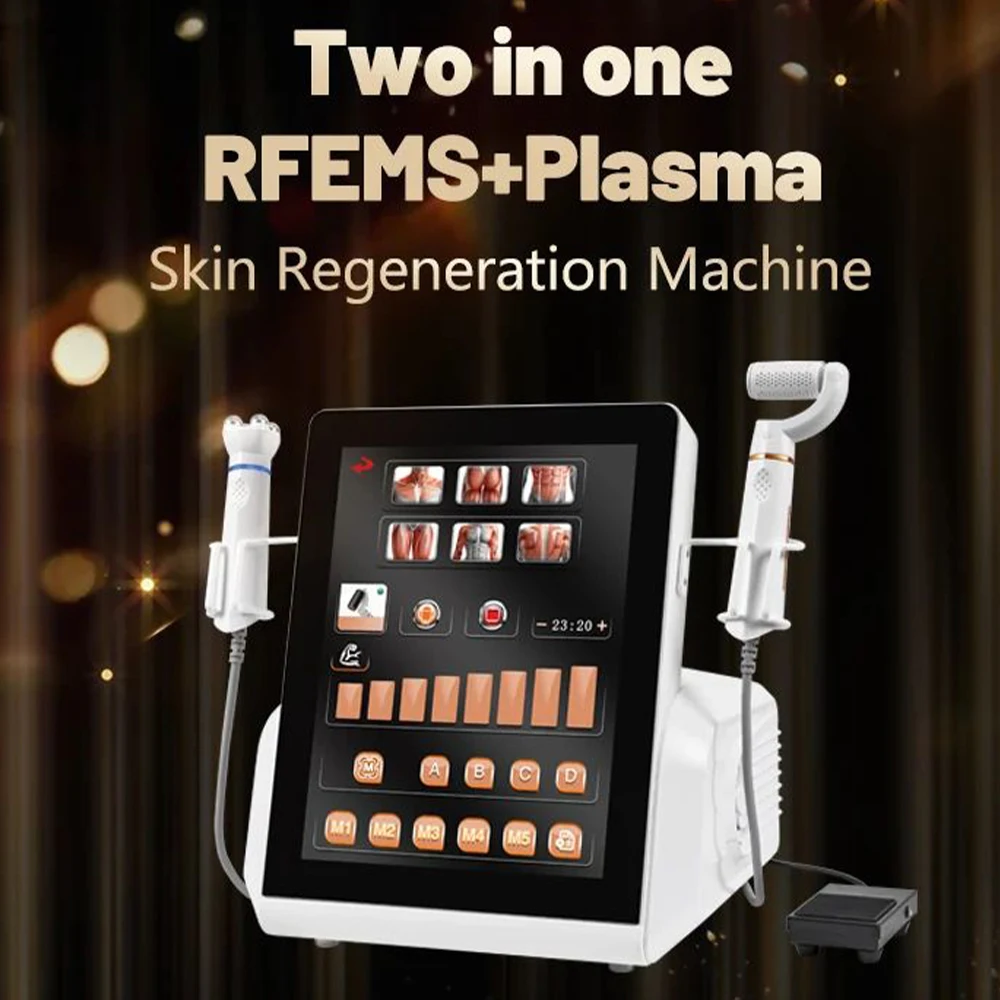 RFEMS Plasma 2 in 1 Facial Rejuvenation Machine Wrinkle Removal Anti-Aging Face Lifting Professional Beauty Salon Equipment