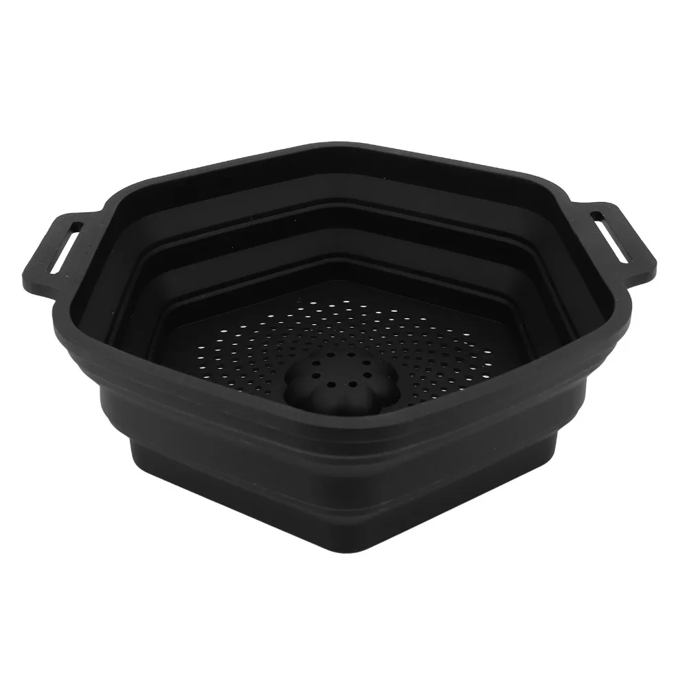 Silicone Ice Shower Attachment Adjustable Length Foldable Ice Bath Bucket Hanging Lugs Included Quick Setup Ice Shower Gym