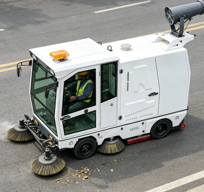 Electric Outdoor Road Sweeper Has Competitive Prices, and the New Product of Riding Street Sweeper Is Durable and Long-lasting