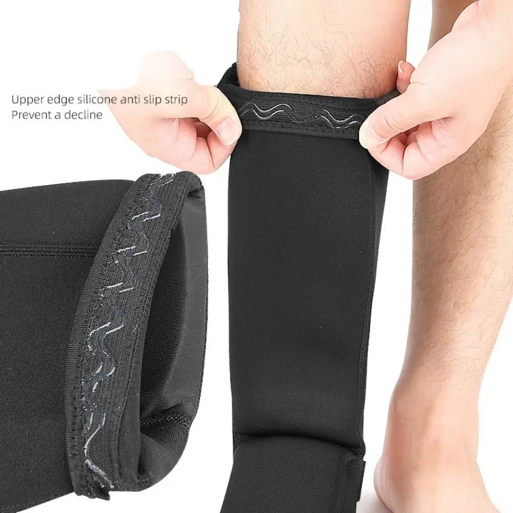 Breathable Muaythai Training Leg Support Shockproof Durable Shin Protection Guards Adjustable Boxing Leg Protectors Competition