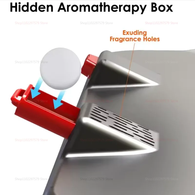 مبرد مروحة السيارة المحمول 360 °   جهاز تهوية هواء صامت مزدوج السرعة USB 12 فولت 24 فولت قابل للتعديل لشاحنة سيدان وسيارات الدفع الرباعي واستخدام السيارات