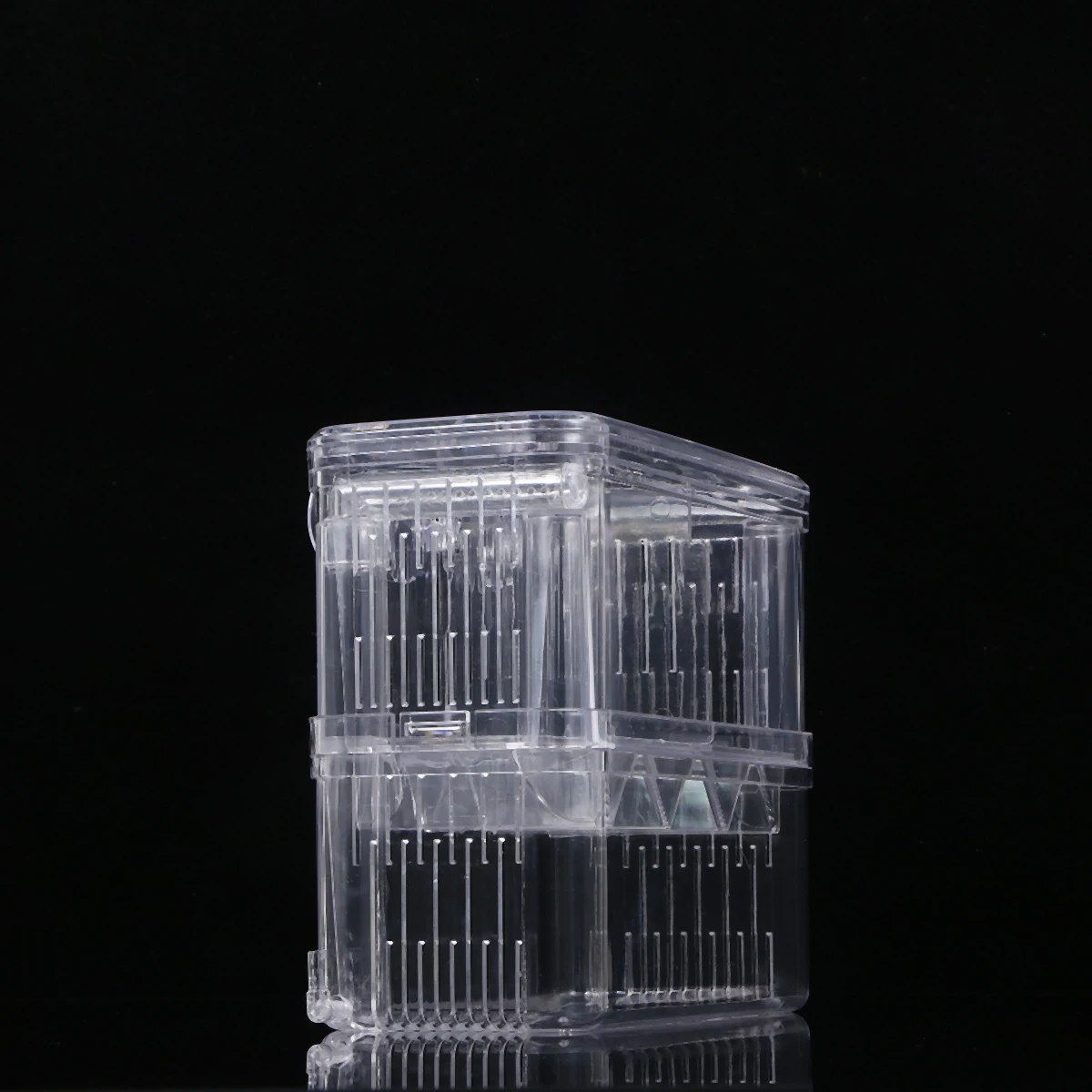 

Double Functional Transparent Small Fish Breeding Box Aquarium Hatching Tank Prevent Adult Attack Improve Juvenile Survival Rate