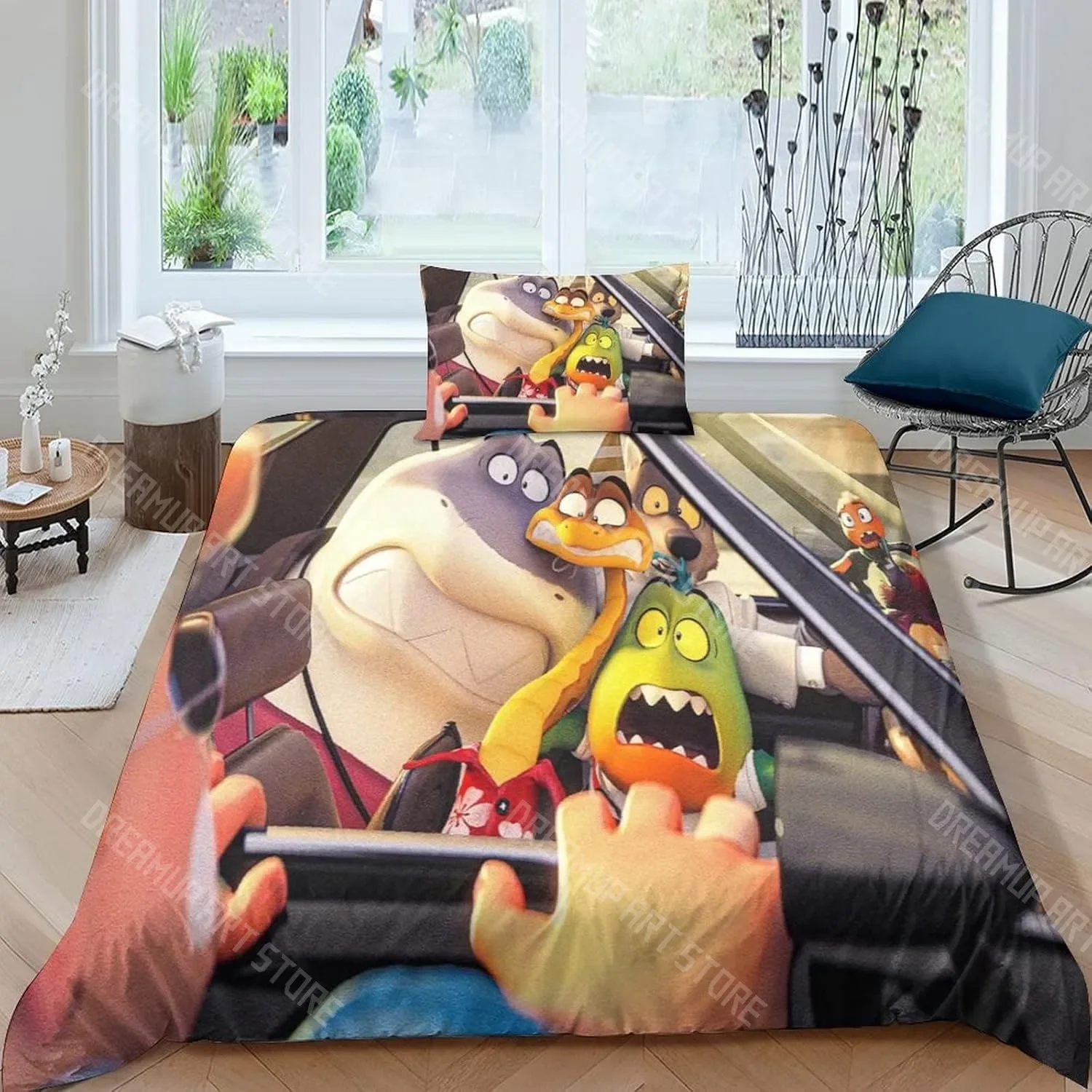 Cartoon The Bad Guys Duvet Cover Exquisite Digital Printing Bedding Set Comforter Bed Youth Home Decor Kids Girls Boys Gift