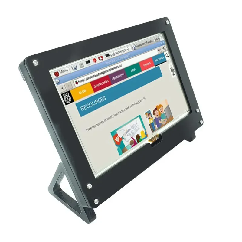 Raspberry Pi 4 Modelo B, 5 "Tela, Módulo de Display LCD TFT, Suporte Acrílico Compatível para Raspberry Pi 4 Modelo B, 3B, 3B