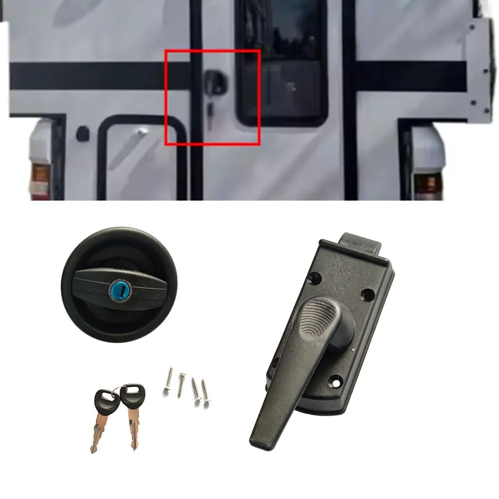 RV Door Lock Kit Replacement Vecam Zadi Motorhome Complete Door Lock C/w Barrel Right Hand Caravan Door Lock Set Parts