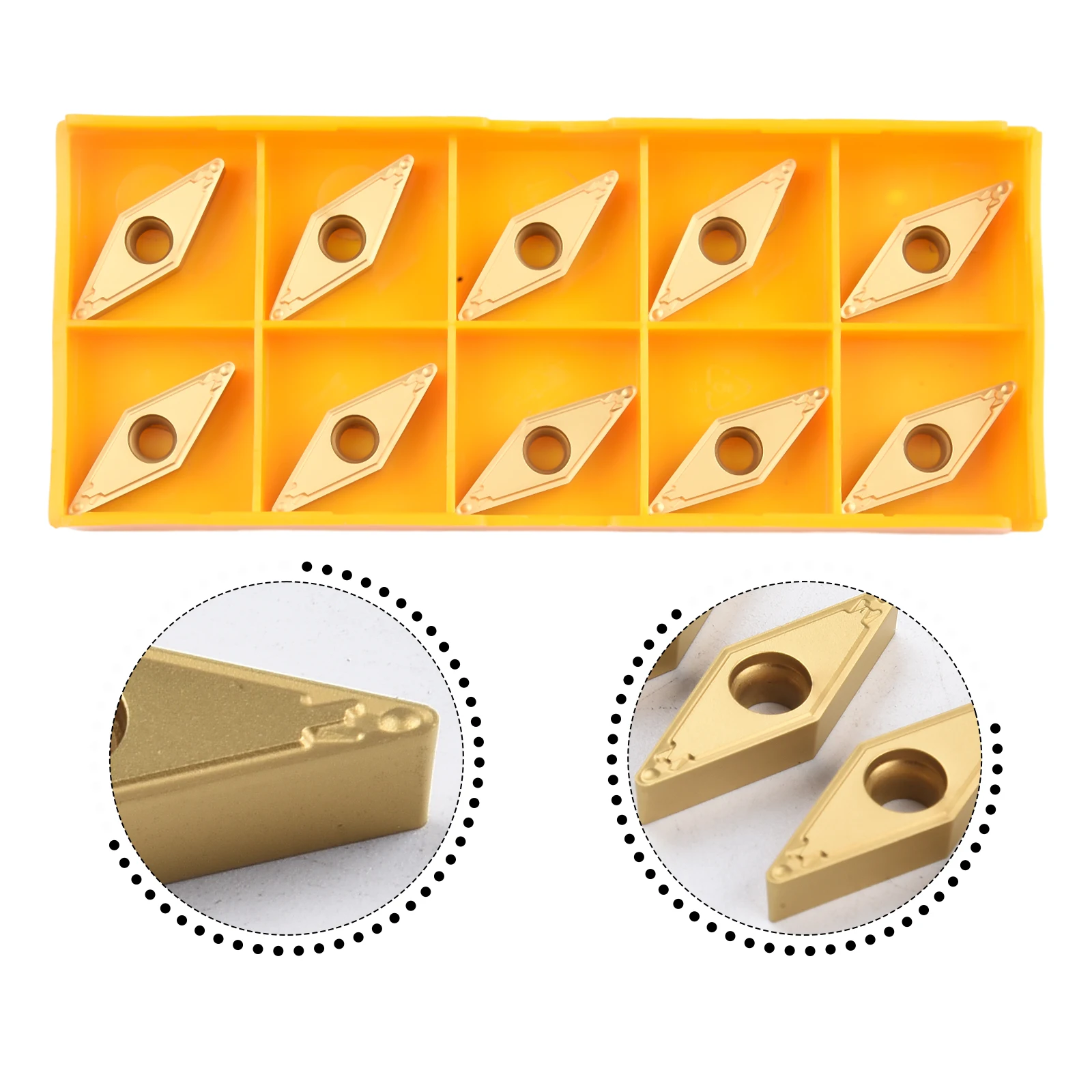 حشوات كربيد VBMT160408 HQ للتحول والطحن 10 عبوات مصممة لأداء ممتاز في حالات صعبة #2