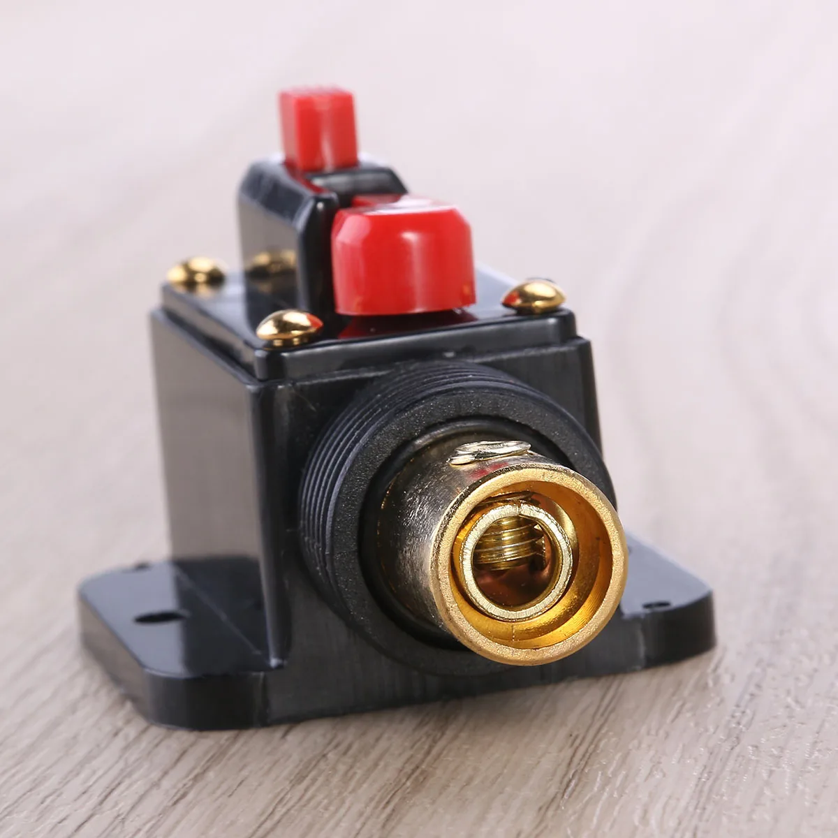 

20A Auto Waterproof Car Audio Fuse Holder Marine Boat Bike Circuit Breaker Reset Inline Protector Panel Mount Kill