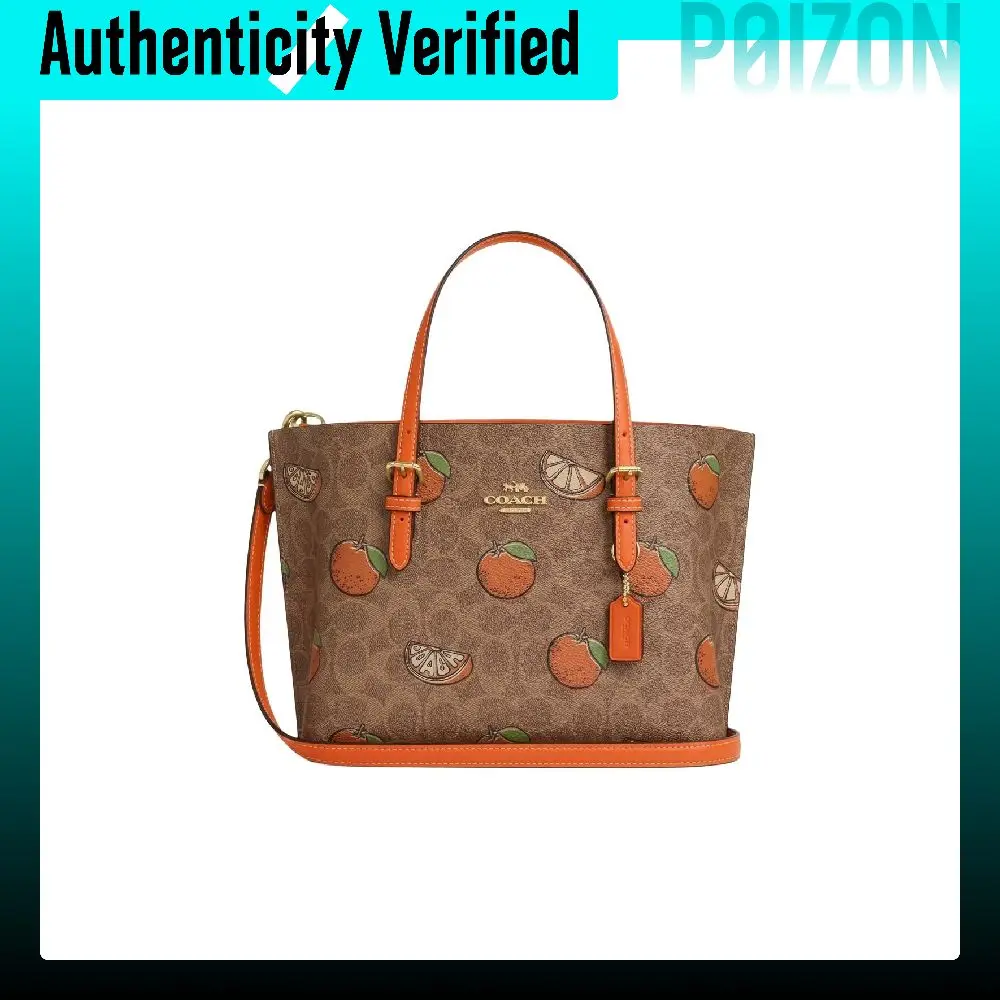 COACH Mollie Coated Canvas Tote Bag, Shopping Bag, Crossbody Bag, One Shoulder Handbags Medium Women's Multicolor CBB55-IMTAM