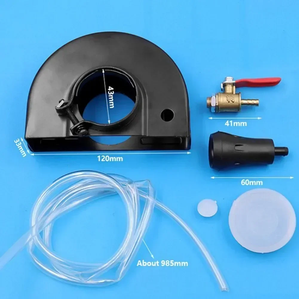 120*43mm Angle Grinder Shield Set Water Cutting Machine Base Safety Cover Dust Collecting Guard Kit Dust Shroud Protecter Cover