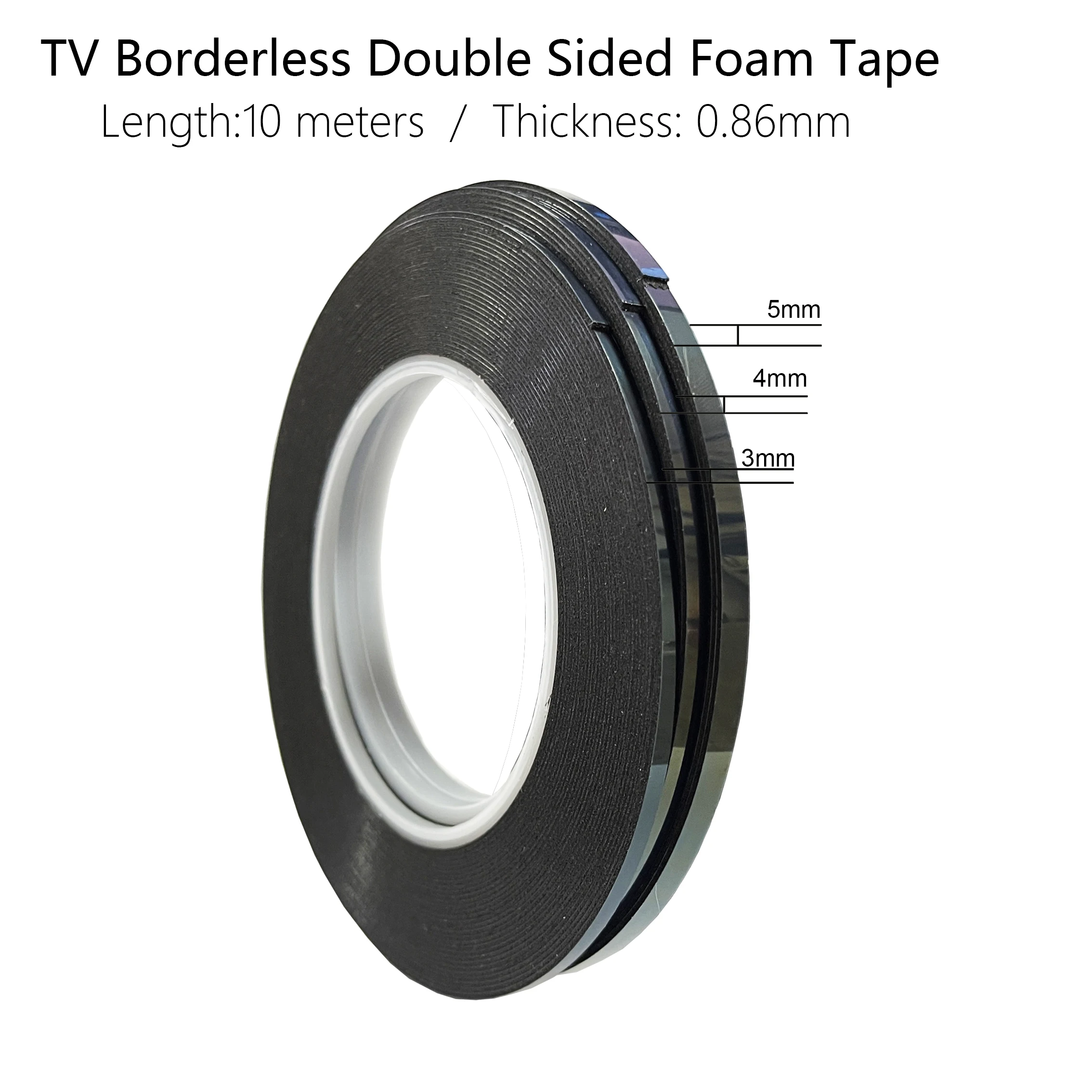 3 4 5 6mm LCD Screen Frameless Tape Adhesive Double-sided Adhesive Tape For TV Borderless Curved Display Repair Accessories