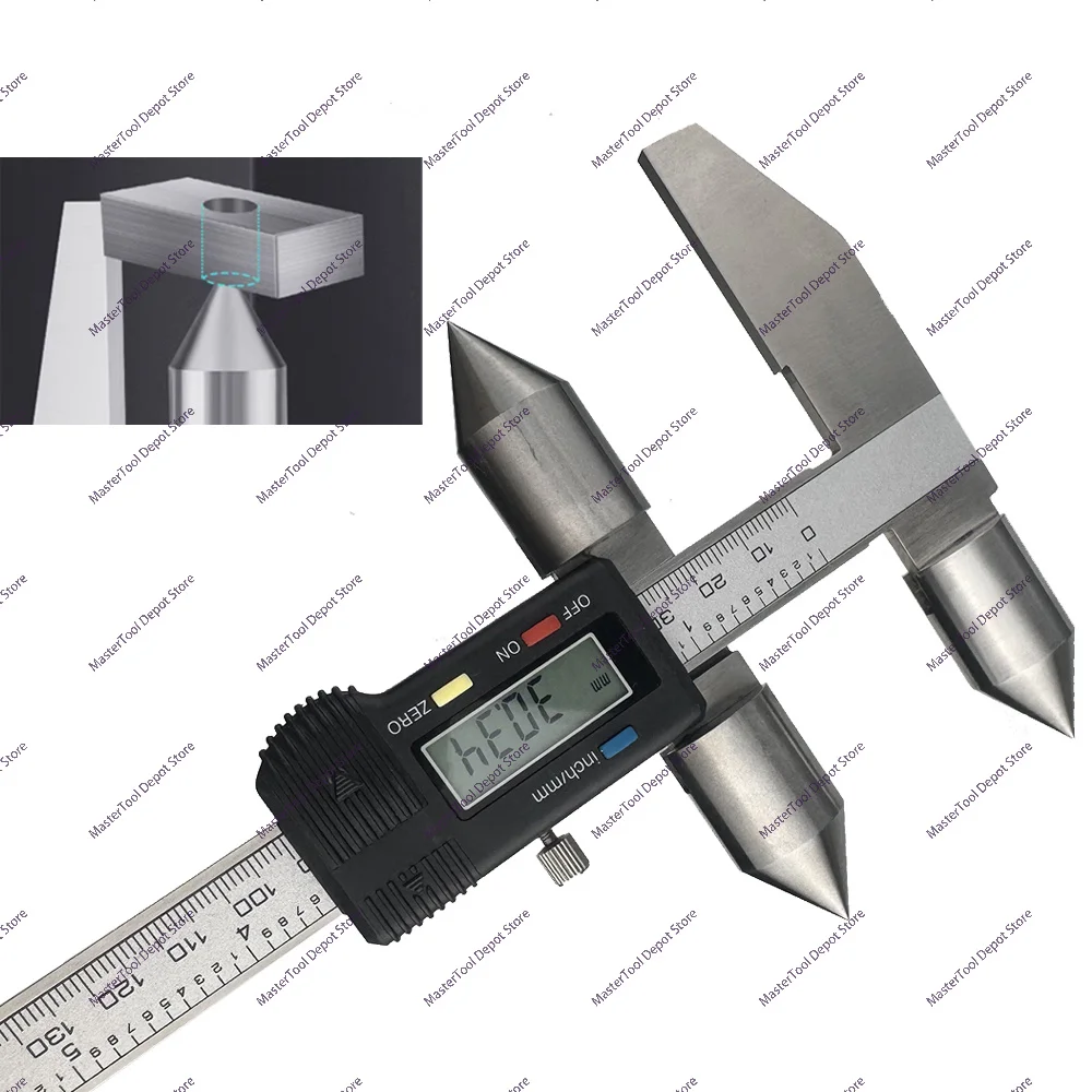 Digital Calipers for Edge-to-center Distance, Center Distance, Taper Probe, Hole Distance, Centerline Measurements