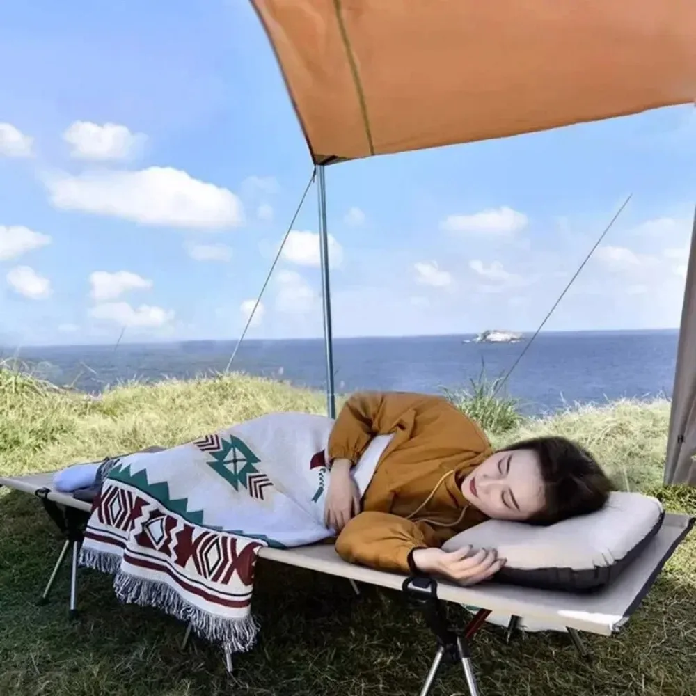 

Портативная раскладная кровать-раскладушка для кемпинга 2026: легкая, складная, для туризма, походов и палаток