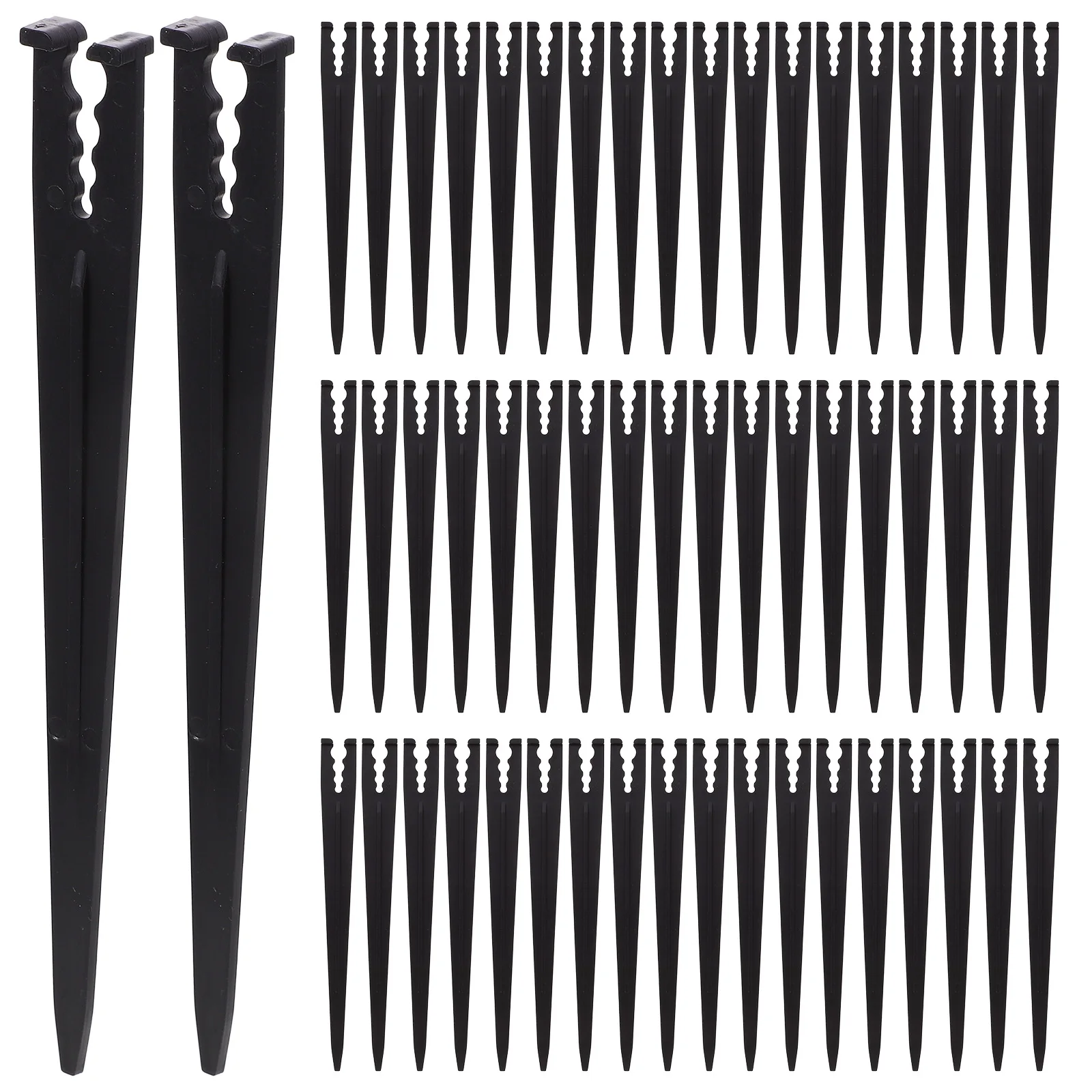 

100pcs PE Ground Rod Tools Fixing Frame Braces Drip Irrigation Accessories Reusable Practical Gardening Supplies Municipal