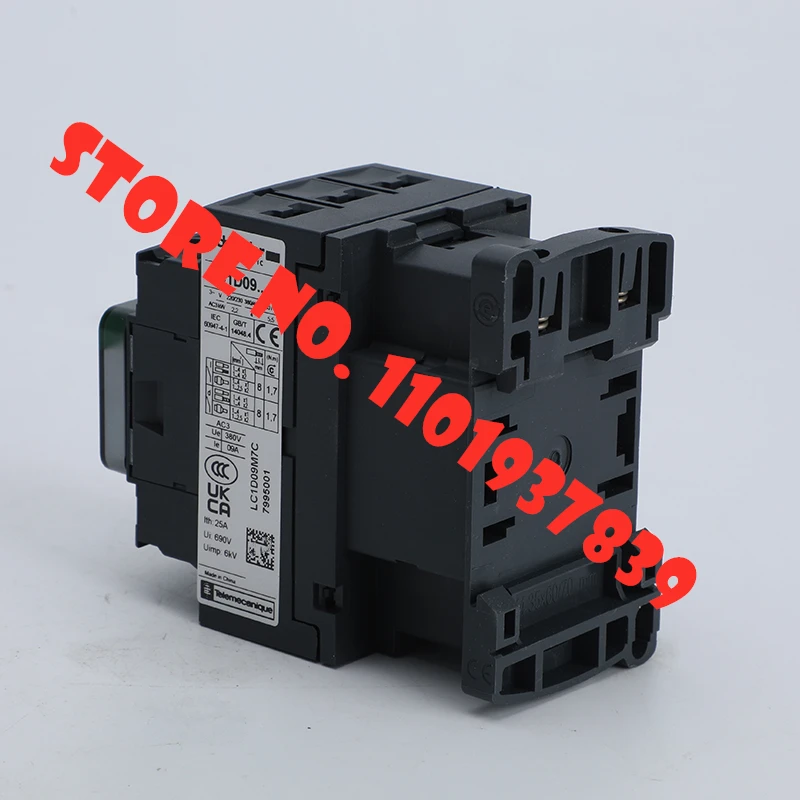 TeSys Deca 3P 9A AC Contactor LC1D09M7C LC1D09CC7C LC1D09B7C LC1D09E7C LC1D09F7C LC1D09P7C LC1D09Q7C