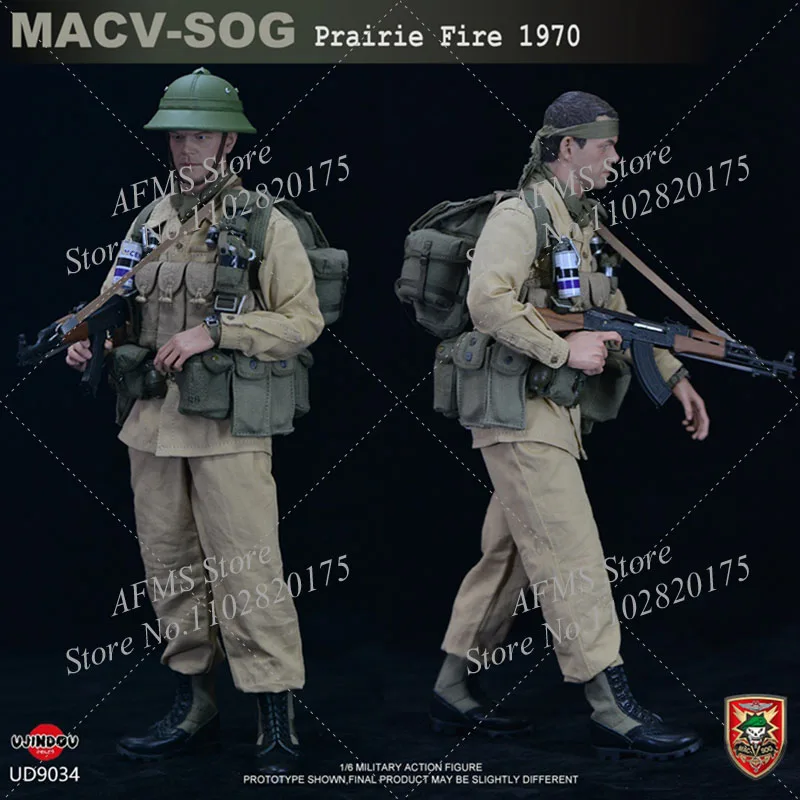 UD9034 1/6 Scale Collectible Figure Matt Damon MACV-SOG Prairie Fire 1970 Military Dolls 12Inch Men Soldier Action Figure Model