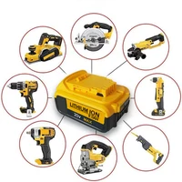 Projecteur LED portable sans fil pour Dewalt, batterie 18V, travail en plein air, pêche, déterminer d'urgence, DonLight, pas de batterie, pas USB 5