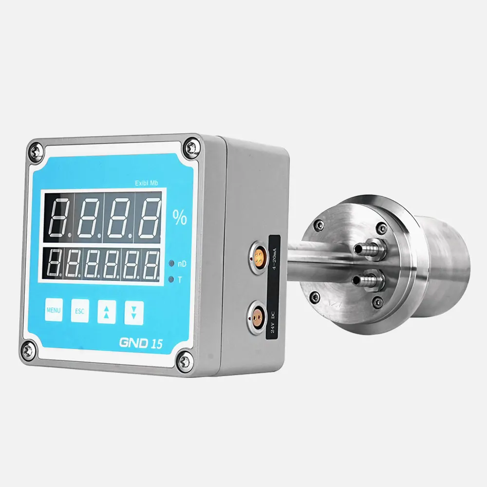 CZ-H อุณหภูมิการทํางานสูง Digital Industrial Inline Brix Refractometer จากผู้จัดจําหน่ายในจีน