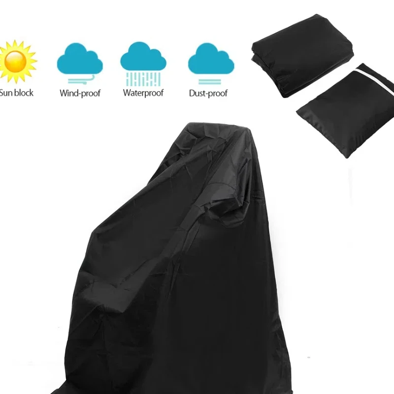 Elderly Mobility Scooter Electric Wheelchair Dust Cover 210 Oxford Cloth Outdoor Waterproof Cover Sunscreen Cover