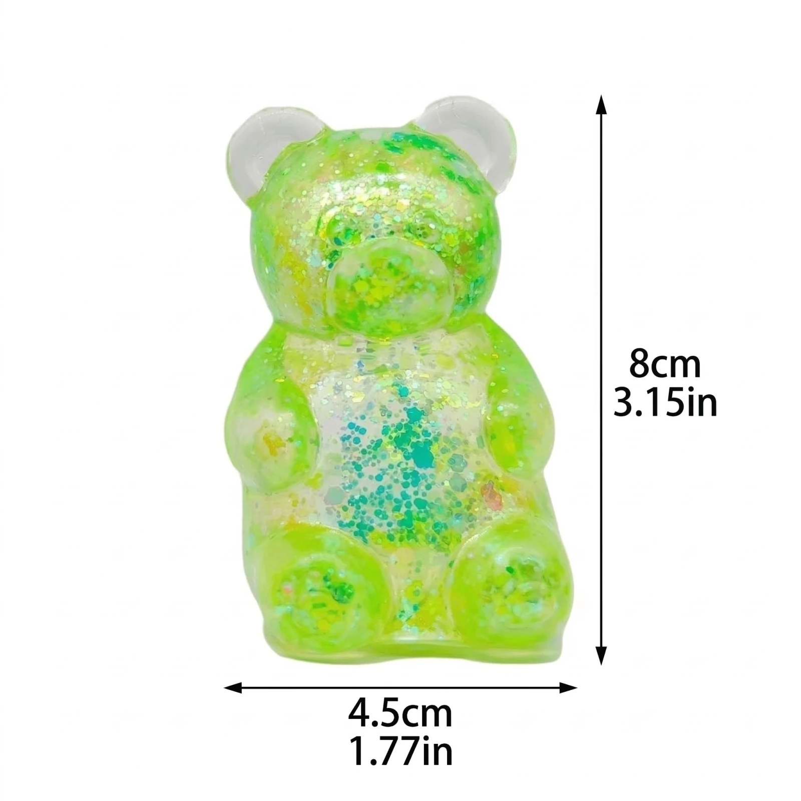 Cute Bear Needoh Sensory Fidget Cube Stress Relief Anxiety Sensory Tool for Focus ADHD & Office Desk Calming Gadget Squeeze Toy