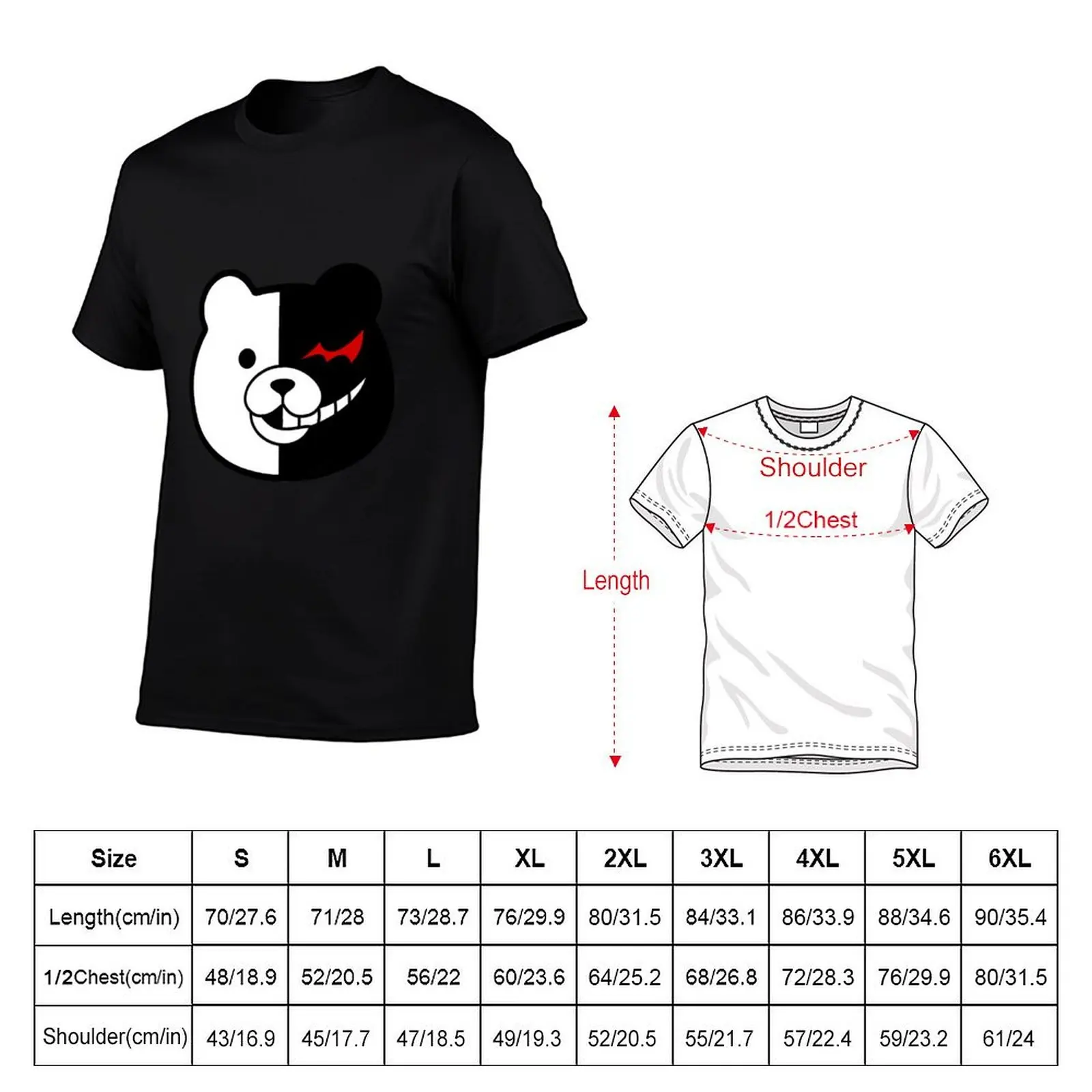 Danganronpa Monokuma [UPDATED] T-Shirt Soft Durable Cotton T-Shirt